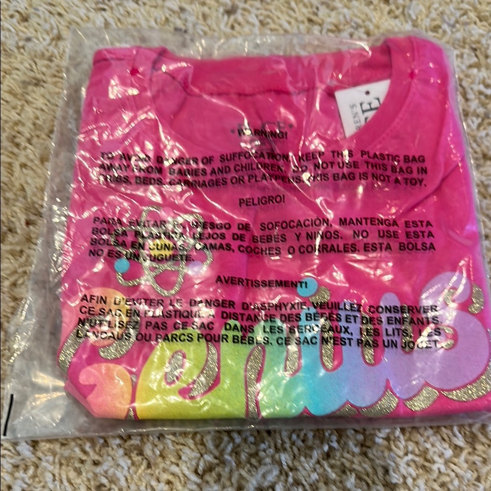 Pink Graphic T-Shirt size 7/8 NWT The children's place